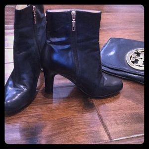 Ivanka Trump leather ankle boots.